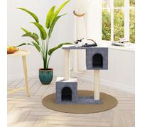 Vidaxl Arbre À Chat Avec Griffoirs En Sisal Gris Clair 60 Cm