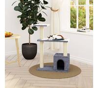 Vidaxl Arbre À Chat Avec Griffoirs En Sisal Gris Clair 70 Cm
