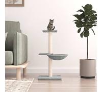 Vidaxl Arbre À Chat Avec Griffoirs En Sisal Gris Clair 72 Cm Gris