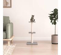 Vidaxl Arbre À Chat Avec Griffoirs En Sisal Gris Clair 73 Cm Gris