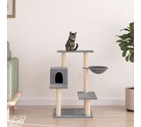 Vidaxl Arbre À Chat Avec Griffoirs En Sisal Gris Clair 82,5 Cm Gris