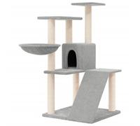 Vidaxl Arbre À Chat Avec Griffoirs En Sisal Gris Clair 94 Cm