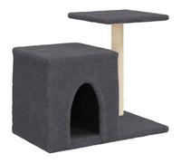 Vidaxl Arbre À Chat Avec Griffoirs En Sisal Gris Foncé 50,5 Cm