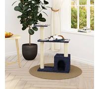 Vidaxl Arbre À Chat Avec Griffoirs En Sisal Gris Foncé 70 Cm