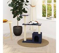 Vidaxl Arbre À Chat Avec Griffoirs En Sisal Gris Foncé 70 Cm