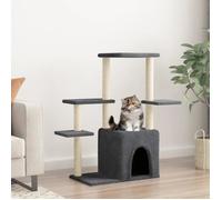 vidaXL Arbre à chat avec griffoirs en sisal gris foncé 97,5 cm 172051