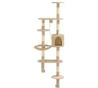 Arbre À Chat Avec Griffoirs En Sisal 194 Cm Beige