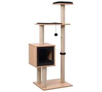 vidaXL Arbre à Chat avec Tapis à Gratter en Sisal 123 cm Maison Griffoir