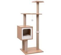 vidaXL Arbre à chat avec tapis à gratter en sisal 123 cm Marron G