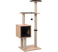 vidaXL Arbre à chat avec tapis à gratter en sisal 123 cm Marron G