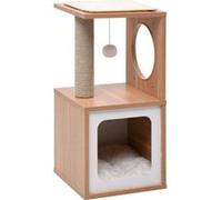 vidaXL Arbre à chat avec tapis à gratter en sisal 60 cm Marron G