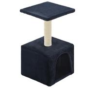 vidaXL Arbre à chat en sisal 55 cm bleu foncé