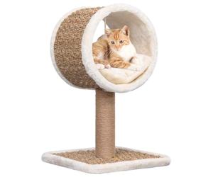 vidaXL Arbre à Chat et Tunnel supérieur et Jouet 56 cm Herbiers Marins