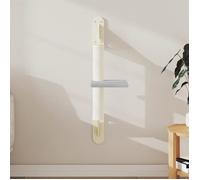 vidaXL Kattenmeubel wandgemonteerd met krabpaal 85,5 cm lichtgrijs172393 G