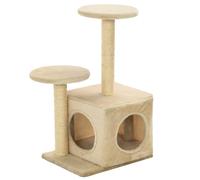 vidaXL Arbre à chat Sisal 60 cm Beige