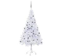 VIDAXL Arbre de No?l artificiel avec LED et boules 180 cm 620 branches