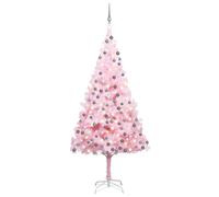 VIDAXL Arbre de No?l artificiel avec LED et boules Rose 240 cm PVC