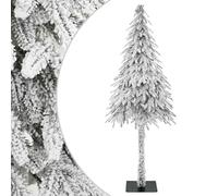 vidaXL Arbre de Noël Artificiel 180 cm avec de la Neige Artificielle, Parfait pour décorer l'intérieur. Il a Un Look Conique élégant et est fabriqué en PVC et en métal Durable. Idéal pour Le Salon, c