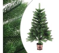 vidaXL Arbre de Noël artificiel Aiguilles réalistes 90 cm Vert