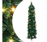 Arbre de Noël Artificiel avec 45 LED, Sapin de Noël avec Support, Décoration de Vacances, Ornement de Fête Intérieur Extérieur, 90 cm 357689