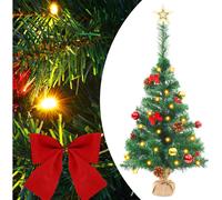 Vidaxl Arbre De Noël Artificiel Avec Boules Et Led Vert 64 Cm
