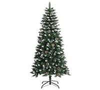 vidaXL Arbre de Noël artificiel avec support Vert 120 cm PVC