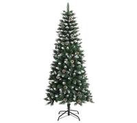 Kunstkerstboom met standaard 150 cm PVC groen345174