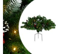 vidaXL Arbre de Noël artificiel d'allée avec LED Vert 40 cm PVC