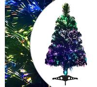 vidaXL Arbre de Noël artificiel Fibre optique 64 cm Vert Vert