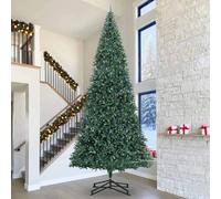 vidaXL Arbre de Noël artificiel pré-éclairé avec ensemble de boules