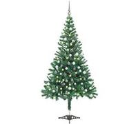 VIDAXL Arbre de No?l artificiel avec LED et boules 120 cm 230 branches