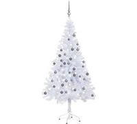 VIDAXL Arbre de No?l artificiel avec LED et boules 120 cm 230 branches