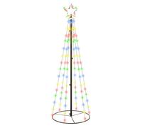 vidaXL Arbre de Noël cône 108 LED Colorées 70x180 cm