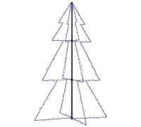 vidaXL Arbre de Noël cône 200 LED d'intérieur/d'extérieur 98x150 cm