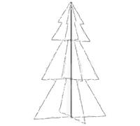 vidaXL Arbre de Noël Cône 240 LED d'Intérieur/d'Extérieur Sapin de Noël Décoration de Noël Ornement de Noël Jardin Patio Arrière-Cour Salon 98x150 cm