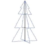 vidaXL Sapin de Noël cône 240 LED Intérieur/Extérieur 98x150 cm