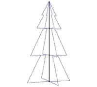 vidaXL Arbre de Noël cône 300 LED d'intérieur/d'extérieur 120x220 cm