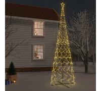 vidaXL Arbre de Noël cône 3000 LED Blanc chaud 230x800 cm