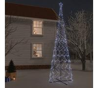 vidaXL Arbre de Noël cône 3000 LED Blanc froid 230x800 cm