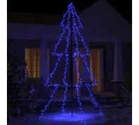vidaXL Arbre de Noël cône 360 LED d'intérieur/d'extérieur 143x250 cm