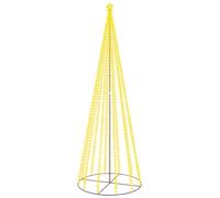 vidaXL Arbre de Noël cône 732 LED Blanc chaud 160x500 cm