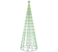 vidaXL Arbre de Noël cône 732 LED Colorées 160x500 cm