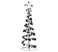 vidaXL Arbre de Noël cône lumineux avec boules 100 LED 150 cm