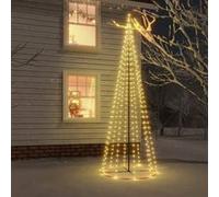 vidaXL Arbre de Noël Cône Ornement de Fête Décoration de Vacances Sapin de Noël de Jardin Extérieur Arrière-cour 310 LED 343490