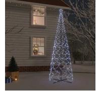 vidaXL Arbre de Noël Cône Ornement de Fête Décoration de Vacances Sapin de Noël de Jardin Extérieur Arrière-cour 1400 LED 343510