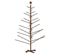 vidaXL Arbre de Noël en Bois 180 cm Bambou et Bois de pin Massif