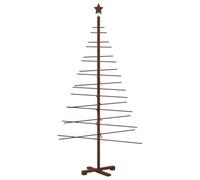 vidaXL Arbre de Noël en Bois 180 cm Bambou et Bois de pin Massif