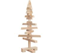 vidaXL Arbre de Noël en bois à décorer 60 cm Pin massif