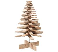 vidaXL Arbre de Noël en bois massif de pin 100 cm