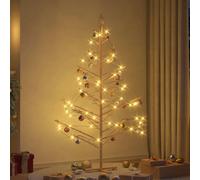 vidaXL Arbre de Noël en bois Naturel 180 cm Bois massif en pin
